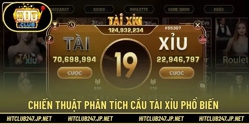 Chiến thuật phân tích cầu tài xỉu phổ biến 